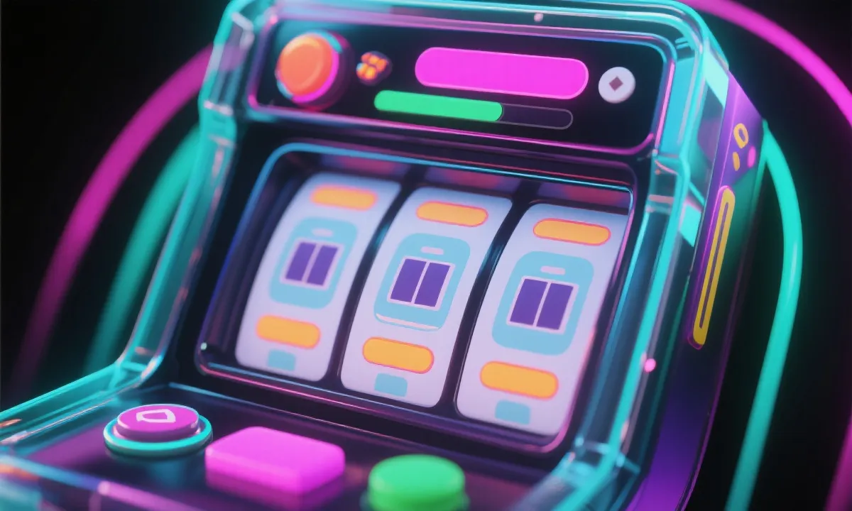 现代老虎机界面示意